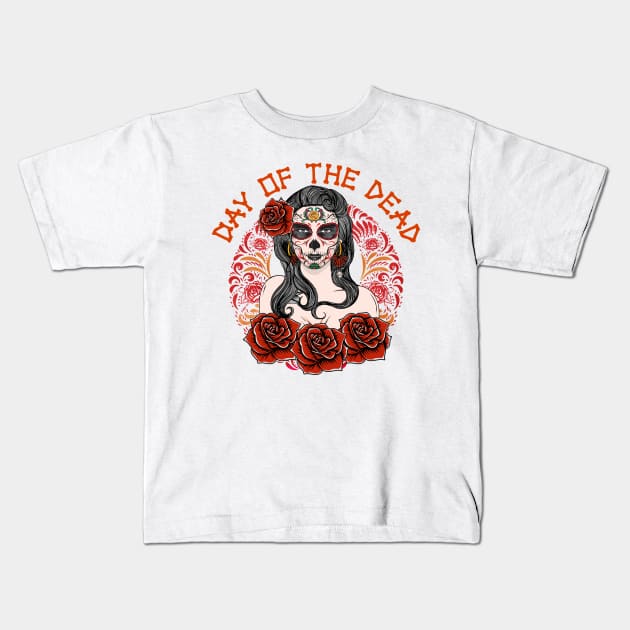 Day of the Dead Kids T-Shirt by MZeeDesigns